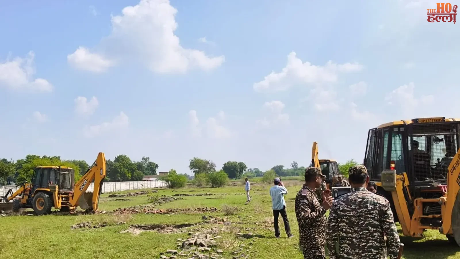 lucknow-news-lda-illegal-plotting-bulldozer-action-gosainganj