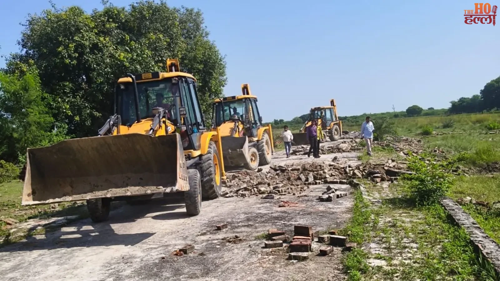 lucknow-news-mohanlalganj-illegal-plotting-lda-bulldozer-action-devha-road