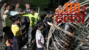 Lucknow News : चंदा जुटाया, सामान खरीदा, बच्चों ने बनाया 55 फुट का रावण, निगोहां में आज दहन होगा पुतला