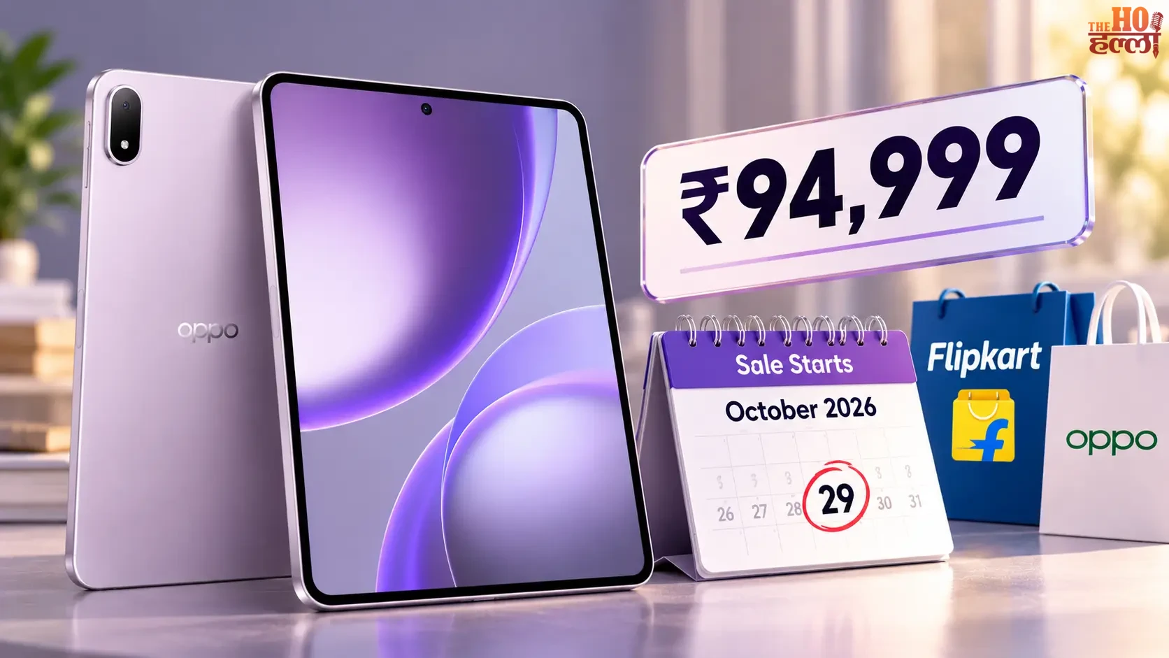 OPPO Tablet Sale Starts October 29
