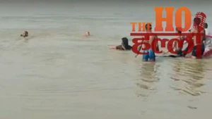 प्रयागराज न्यूज : गंगा में पति व जेठ को डूबता देख महिला ने लगाई छलांग, बचाने को कूदा श्रद्धालु भी महिला संग लापता