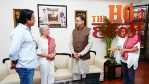 धामी से मिला अंतरराष्ट्रीय फिल्म निर्माताओं का प्रतिनिधिमंडल, बोले- युवाओं को मिलेगा रोजगार