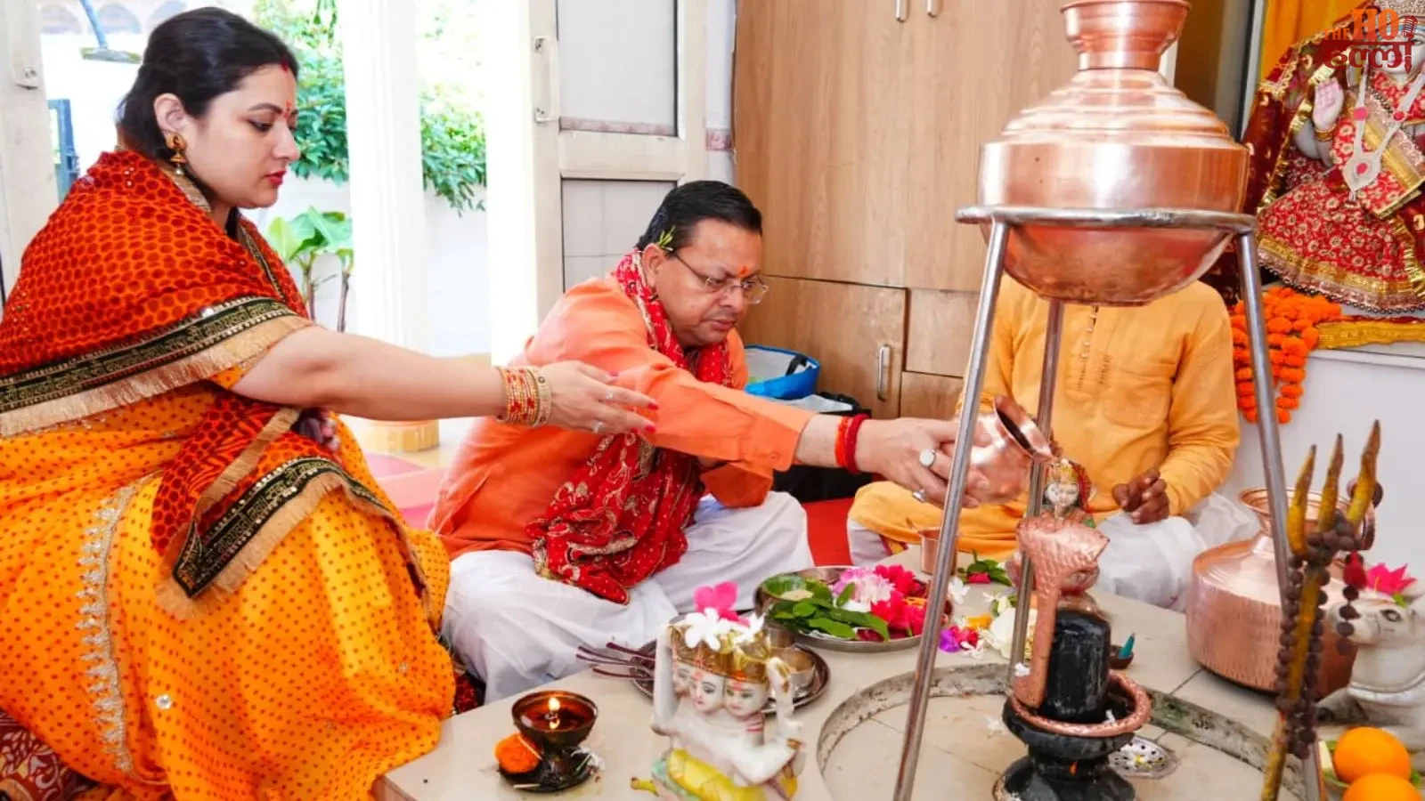 pushkar-singh-dhami-kanya-pujan-mahanavami