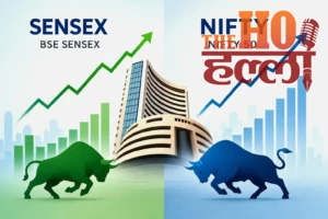 Share Market : रेपो रेट से बाजार पर दबाव, सेंसेक्स 350 अंक लुढ़का, निफ्टी 22,500 के नीचे
