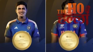 शुभमन गिल को पांचवां ICC अवॉर्ड, हेले मैथ्यूज के रिकॉर्ड की बराबरी, शेफाली वर्मा भी छाईं