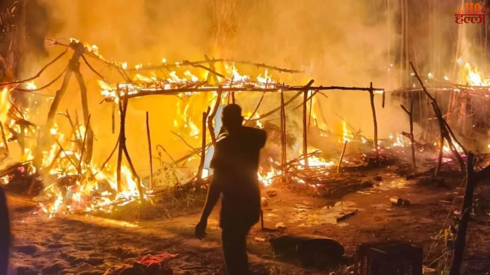 unnao-news-mosquito-smoke-causes-fire-husband-wife-cattle-injured