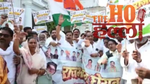 कांग्रेस का हल्लाबोल: OBC की जातिवार गिनती के लिए जनभवन घेरने पहुंचे कार्यकर्ता, पुलिस से धक्का-मुक्की
