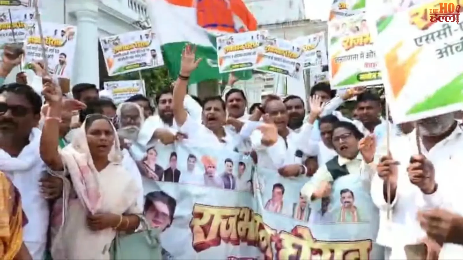 up-congress-obc-protest-lucknow-caste-census-raj-bhavan