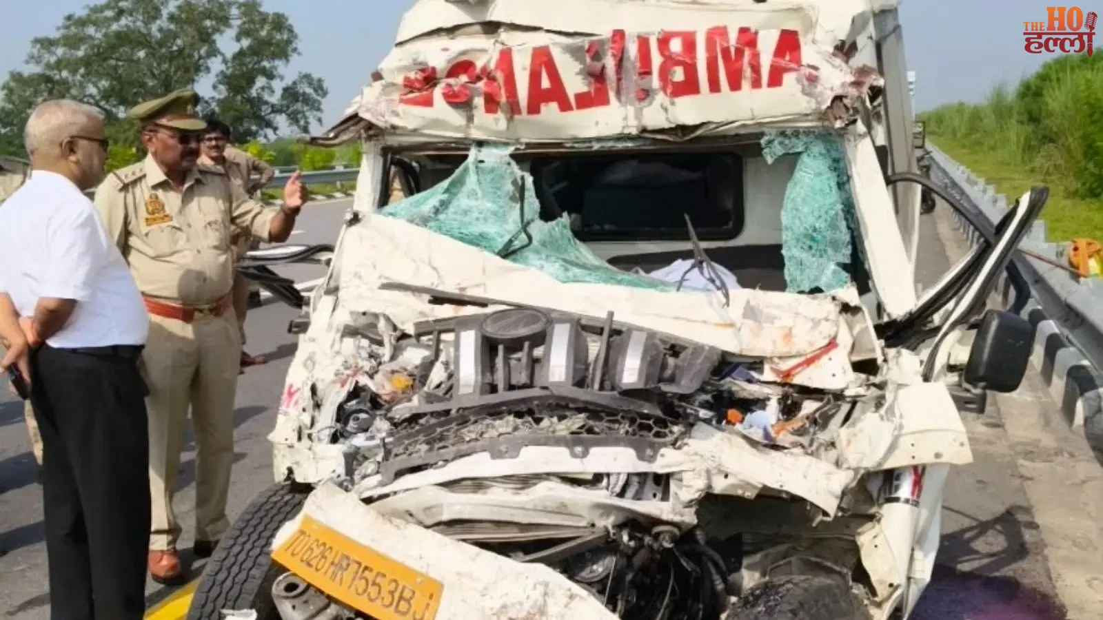 up-news-purvanchal-expressway-ambulance-accident-sultanpur-4-dead