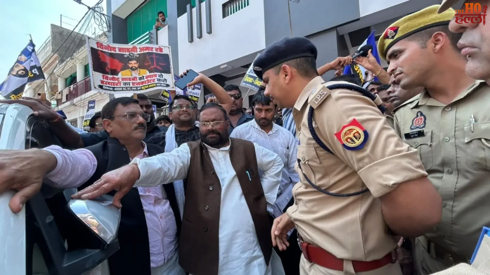 up-news-swami-prasad-maurya-dgp-office-gherao-arrest-demands