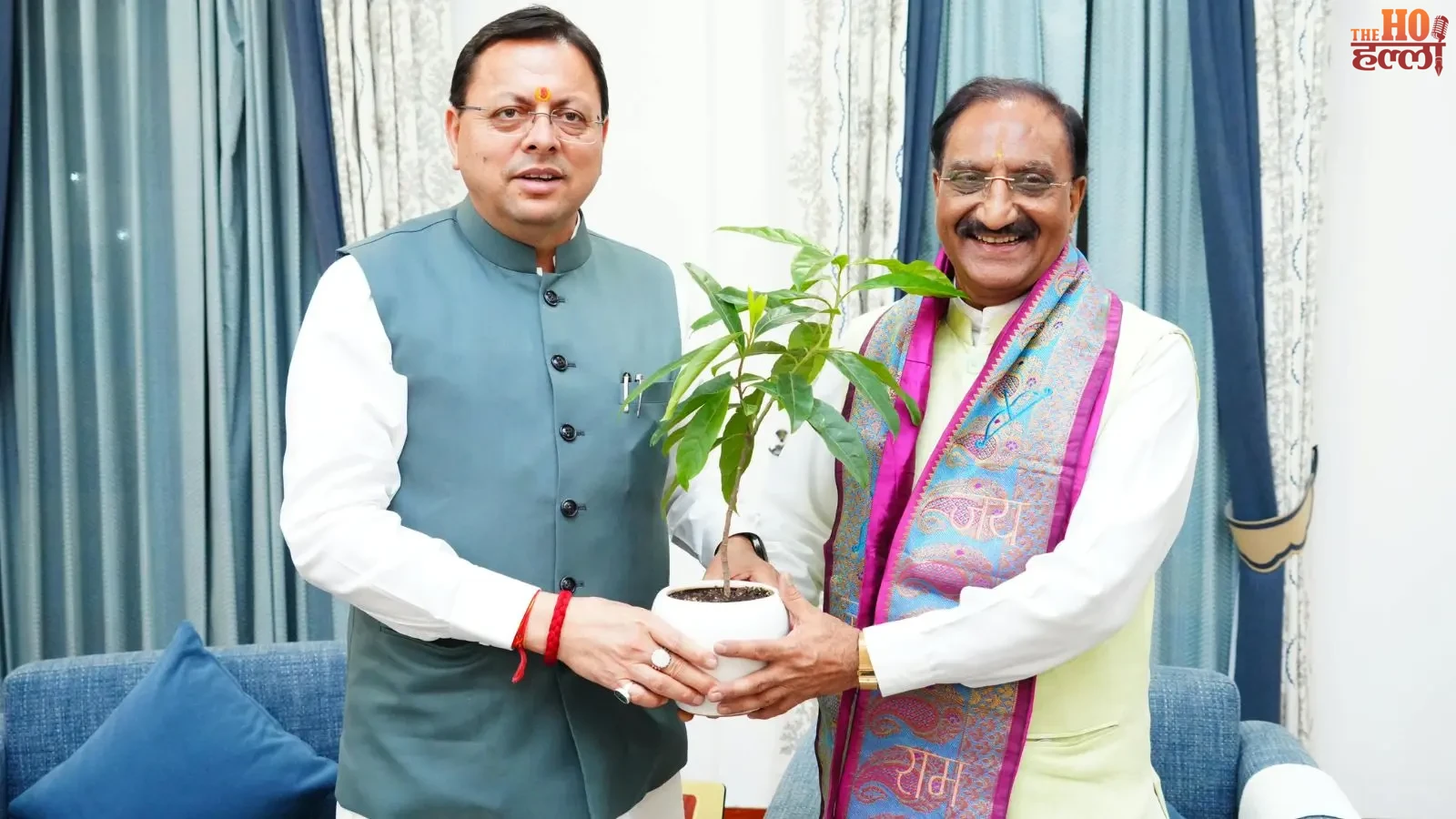 uttarakhand-news-cm-dhami-meeting-four-dignitaries-development
